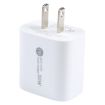 PD 20W USB-C Fast Charger + QC 3.0 USB Interface - US Plug - 2