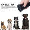 Picture of LED Flashlight Ultrasonic Dog Repeller Portable Dog Trainer, Colour: Double black (Colorful Package)