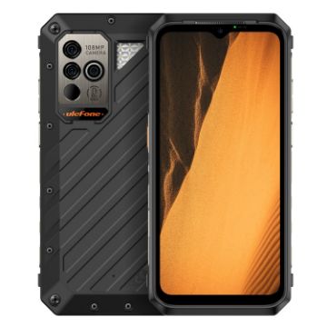 Picture of Ulefone Power Armor 19 Rugged Phone, 108MP Camera, 12GB+256GB, 9600mAh Battery, IP68/IP69K Waterproof, 6.58" Android 12 (Black)