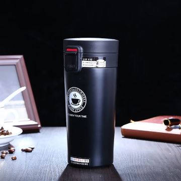 Picture of Stainless Steel Thermos Cups Insulated Tumbler, Capacity:380ml (BLACK)