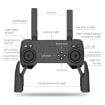 Picture of P5 Folding Avoid Obstacles UAV Four-Axis Remote Control Aircraft, Color: Black Dual Camera