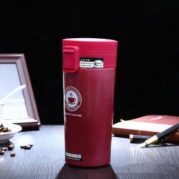 Picture of Stainless Steel Thermos Cups Insulated Tumbler, Capacity:380ml (RED)