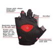 Picture of Summer Men Women Fitness Gloves Gym Weight Lifting Cycling Yoga Training Thin Breathable Antiskid Half Finger Gloves, Size:L (Black)