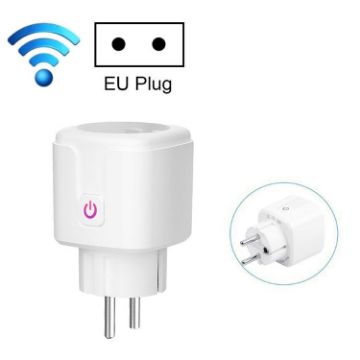 Picture of Tuya Smart App Wifi Smart Socket Phone Remote Timing Voice Switch Supports Alexa EU Plug, Style: 20A Power Model