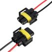 Picture of 1pair For 9006 Car Headlight Socket Light Holder Plug With Cable