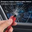Picture of Car Multi-functional Emergency Safety Hammer Temporary Parking Dual Number Plate (Red)