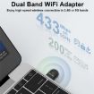 WAVLINK WN691A1F Wireless Dongle AC650 USB 2.0 WiFi Adapter - 3
