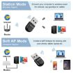 WAVLINK WN691A1F Wireless Dongle AC650 USB 2.0 WiFi Adapter - 4