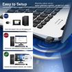 WAVLINK WN691A1F Wireless Dongle AC650 USB 2.0 WiFi Adapter - 6