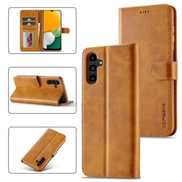 Samsung Galaxy A15 5G Leather Phone Case (Brown) - 1