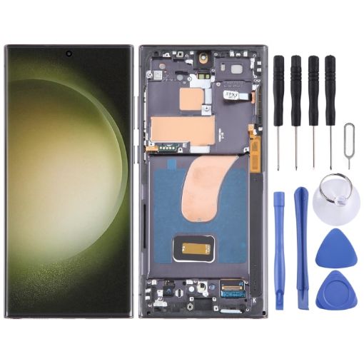 Samsung Galaxy S23 Ultra SM-S918B LCD Screen Digitizer Assembly (Black) - 1