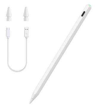 Picture of Active Stylus Pen with Replacement Tips for iPad 2018 or Later (White)