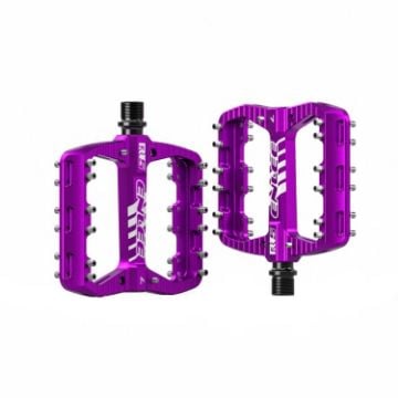 Picture of ENLEE R5 1pair Mountain Bike Pedals Bicycle Cycling Wider Non-Slip Footrest Bearing (Purple)