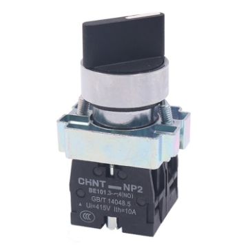 Picture of CHINT NP2-BD23 2 Gear Self-locking 2NO Power Transfer Switch Short Handle Master Knob 22mm