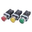 Picture of CHINT NP2-BW3563/220V 2 NO Pushbutton Switches With LED Light Silver Alloy Contact Push Button