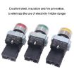CHINT NP2-BW3561/220V 1 NO Pushbutton Switch with LED Light - 6
