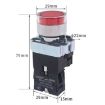 CHINT NP2-BW3361/24V Pushbutton Switch with LED Light - 5