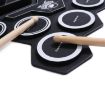 Picture of G6008 Desktop Drums With Sound Lithium Portable Drum Set Bluetooth Kids Practice Drum (Black)