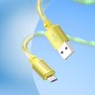 Picture of hoco BX95 Vivid 2.4A USB to Micro USB Silicone Charging Data Cable (Gold)