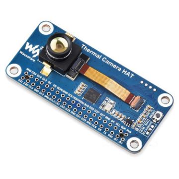 Picture of Waveshare Long-Wave IR Thermal Imaging Camera Module, 80×62 Pixels, 45FOV (40PIN GPIO Header)