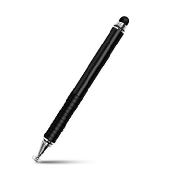 Picture of Suction Cup Dual Touch 2-in-1 Metal Capacitive Stylus Pen (Black)