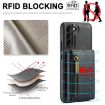 Samsung Galaxy S22 DG.MING M5 Series Zip RFID Multi Card Leather Case - 3