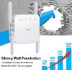 Picture of 1200Mbps 2.4G / 5G WiFi Extender Booster Repeater Supports Ethernet Port Black UK Plug