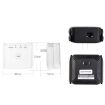 1200Mbps WiFi Extender Booster Repeater with Ethernet Port - White - 4