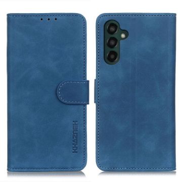 Picture of For Samsung Galaxy A55 5G KHAZNEH Retro Texture Horizontal Flip Leather Phone Case (Blue)