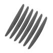 Picture of SHANSHI 6pcs /Pack 7755 Car Door Anti-Collision Silicone Strip Bumper Mirror Thickening Decorative Stickers (Gray)