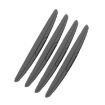 Picture of SAHNSHI 4pcs /Pack 7755 Car Door Anti-Collision Silicone Strip Bumper Mirror Thickening Decorative Stickers (Gray)