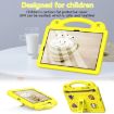 Samsung Galaxy Tab S9 FE X510N Yellow Tablet Case with Handle Kickstand - 2