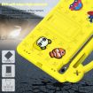 Samsung Galaxy Tab S9 FE X510N Yellow Tablet Case with Handle Kickstand - 5