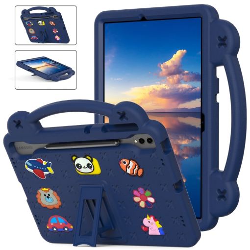 Samsung Galaxy Tab S9+ 12.4 X810 Kids EVA Shockproof Case - Navy Blue - 1
