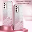 Samsung Galaxy A53 5G Glitter Powder Electroplated Phone Case - Gold - 2