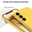 Samsung Galaxy A05s Yellow Liquid Silicone Shockproof Phone Case - 3
