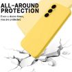 Samsung Galaxy A05s Yellow Liquid Silicone Shockproof Phone Case - 4
