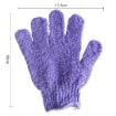 Picture of 5 PCS Shower Bath Gloves Exfoliating Spa Massage Scrub Body Glove (Purple)
