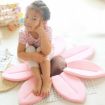 Picture of Foldable Bathtub Blooming Sink Lotus Flower Bath Mat Pad for Newborn Baby, Size: 80cm x 80cm x 5cm (Pink)