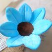 Picture of Foldable Bathtub Blooming Sink Lotus Flower Bath Mat Pad for Newborn Baby, Size: 80cm x 80cm x 5cm (Blue)