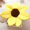 Picture of Foldable Bathtub Blooming Sink Lotus Flower Bath Mat Pad for Newborn Baby, Size: 80cm x 80cm x 5cm (Yellow)