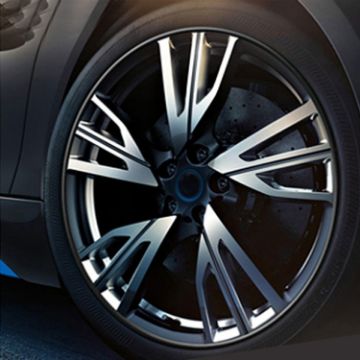 Universal Decorative Car Wheel Hub TRIM Mouldings Decoration Strip - 1