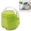 Picture of OUSHIBA Car Auto C3 Mini Multi-function Rice Cooker 12V 1.3L Volume for Rice Soup Noodles Vegetable Dessert (Green)