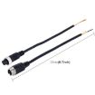 Picture of 2 PCS Car Auto Monitor Camera DVR Male and Female 4 Pin Video Power Extension Cable Cord, Length: 22cm