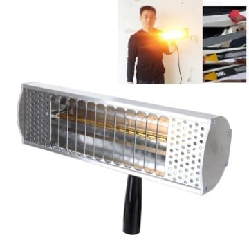 Picture of 1000W Handheld Heat Light Infrared Dryer Spray Paint Heating Curing Lamp Baking Booth Heater, Cable Length: 2m EU Plug