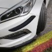 Universal Car Auto Rubber Bumper Guard Protector Strip Sticker - Black - 6