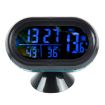 Picture of VST-7009V 4 In 1 Digital Car Thermometer Voltage Meter Luminous Clock Tester Detector LCD Monitor Back light (Blue Light)