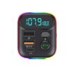 Picture of T70 Car MP3 Player FM Transmitter with Bluetooth USB Car Mobile Charger QC3.0 Quick Charge U Disk Music Player FM Modulator