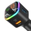 Picture of BC68 QC3.0 PD USB Car Charger Support FM Transmitter Hands-free MP3 Player