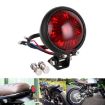 Picture of Speedpark 12V Motorcycle Modified Tail Light Brake Light for Harley (Silver+Red)